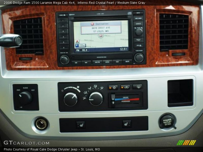 Controls of 2006 Ram 1500 Laramie Mega Cab 4x4