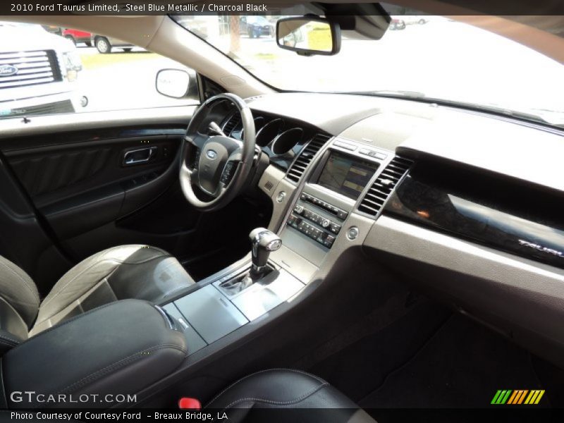 Steel Blue Metallic / Charcoal Black 2010 Ford Taurus Limited