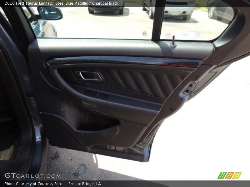 Steel Blue Metallic / Charcoal Black 2010 Ford Taurus Limited