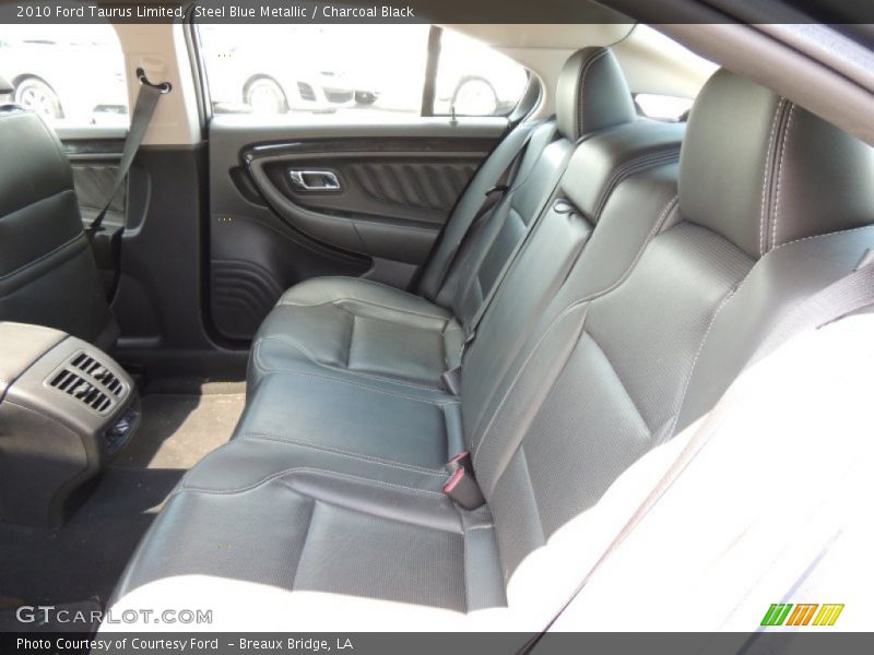 Steel Blue Metallic / Charcoal Black 2010 Ford Taurus Limited