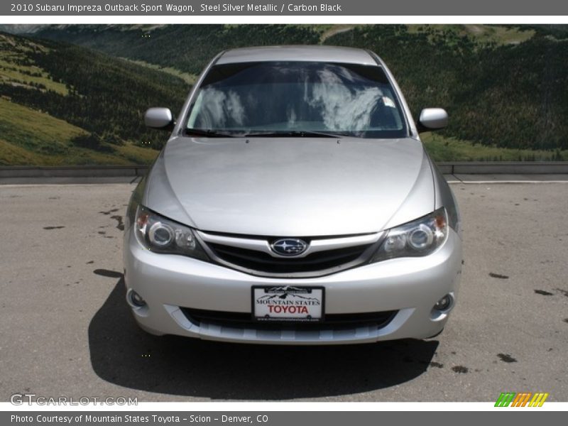 Steel Silver Metallic / Carbon Black 2010 Subaru Impreza Outback Sport Wagon