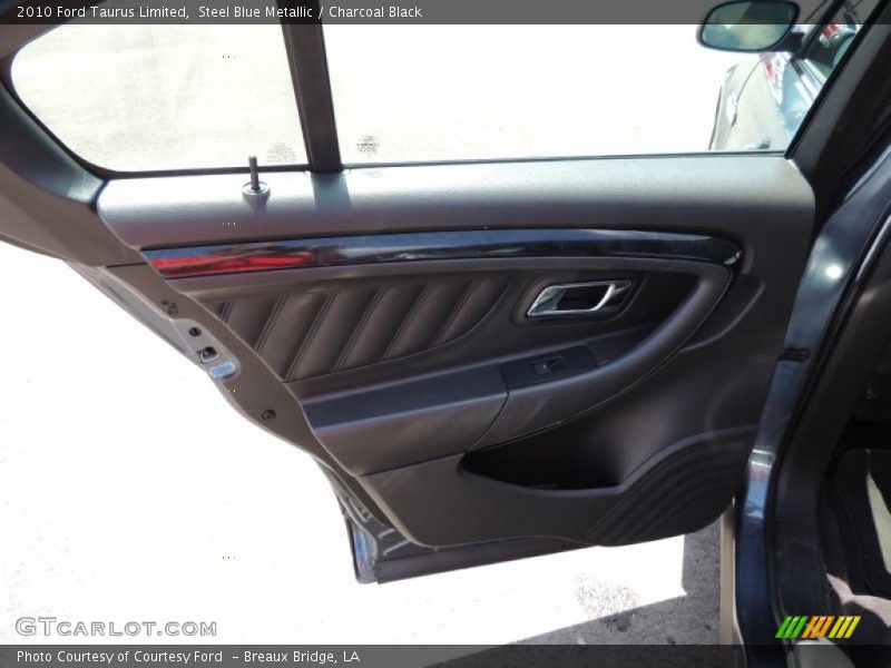 Steel Blue Metallic / Charcoal Black 2010 Ford Taurus Limited