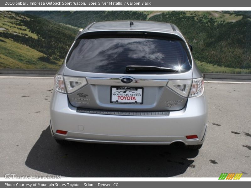 Steel Silver Metallic / Carbon Black 2010 Subaru Impreza Outback Sport Wagon