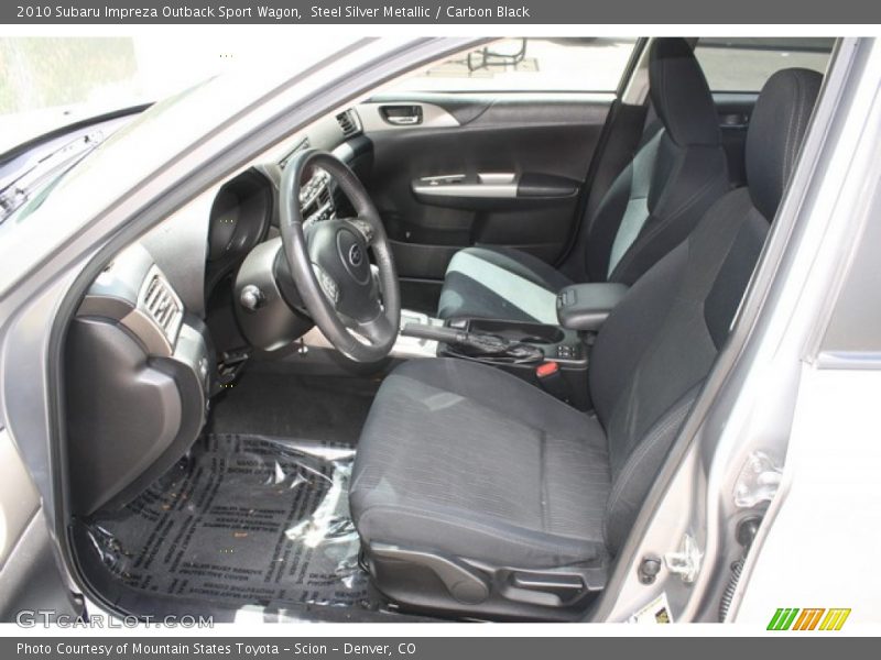 Steel Silver Metallic / Carbon Black 2010 Subaru Impreza Outback Sport Wagon