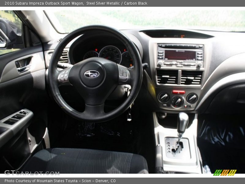 Steel Silver Metallic / Carbon Black 2010 Subaru Impreza Outback Sport Wagon