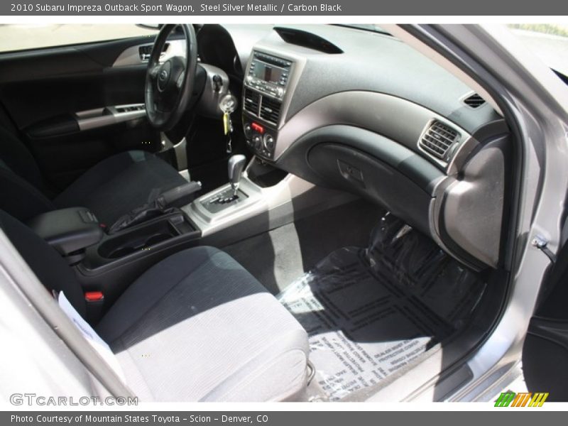 Steel Silver Metallic / Carbon Black 2010 Subaru Impreza Outback Sport Wagon