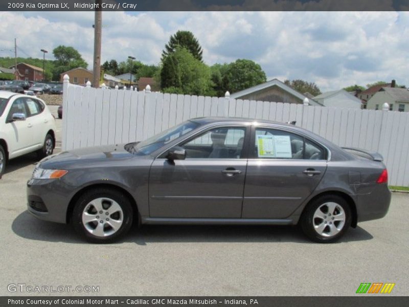 Midnight Gray / Gray 2009 Kia Optima LX