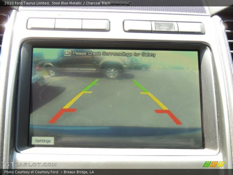 Steel Blue Metallic / Charcoal Black 2010 Ford Taurus Limited