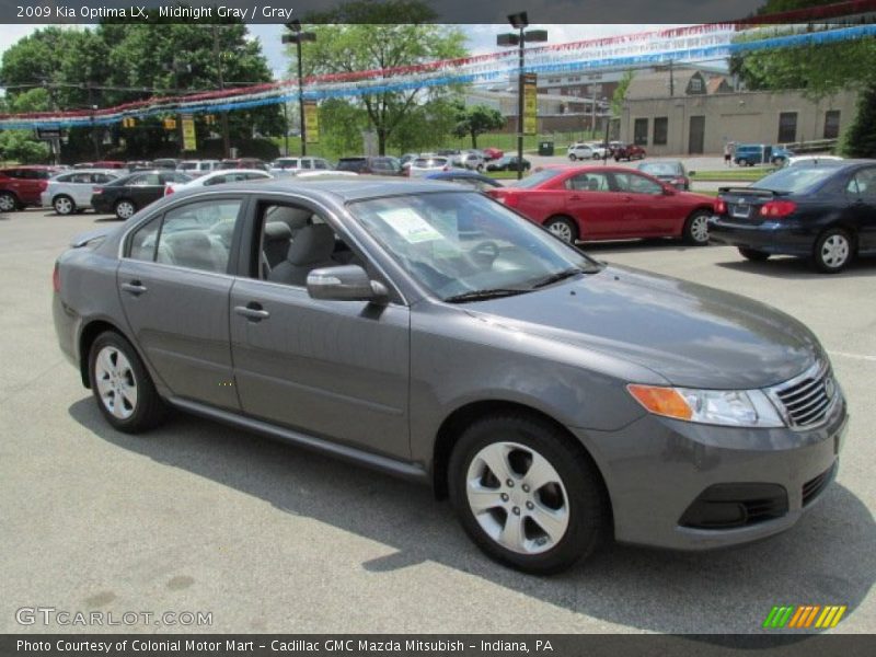 Midnight Gray / Gray 2009 Kia Optima LX