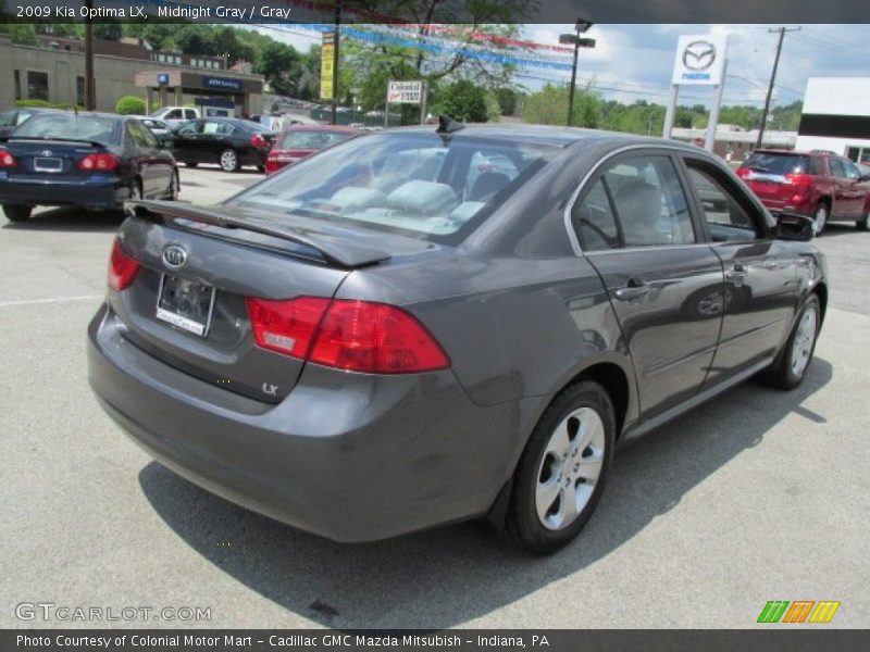 Midnight Gray / Gray 2009 Kia Optima LX