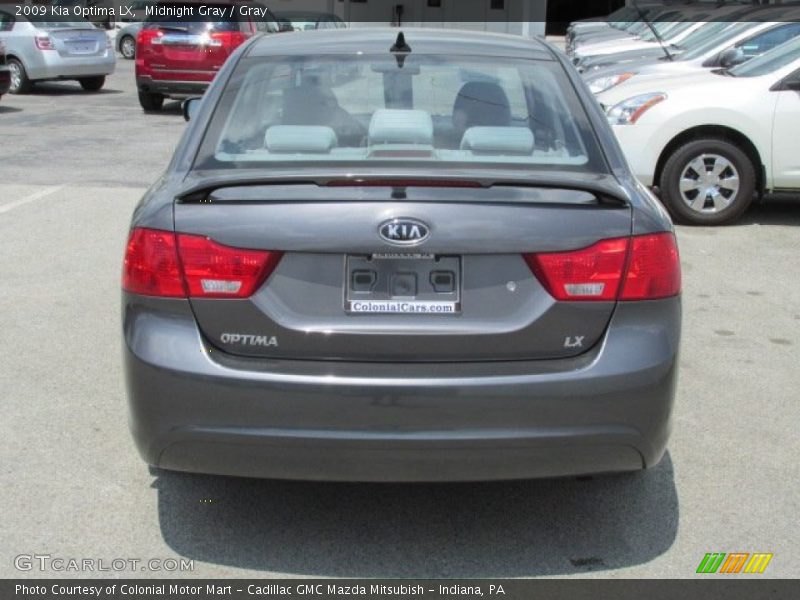 Midnight Gray / Gray 2009 Kia Optima LX
