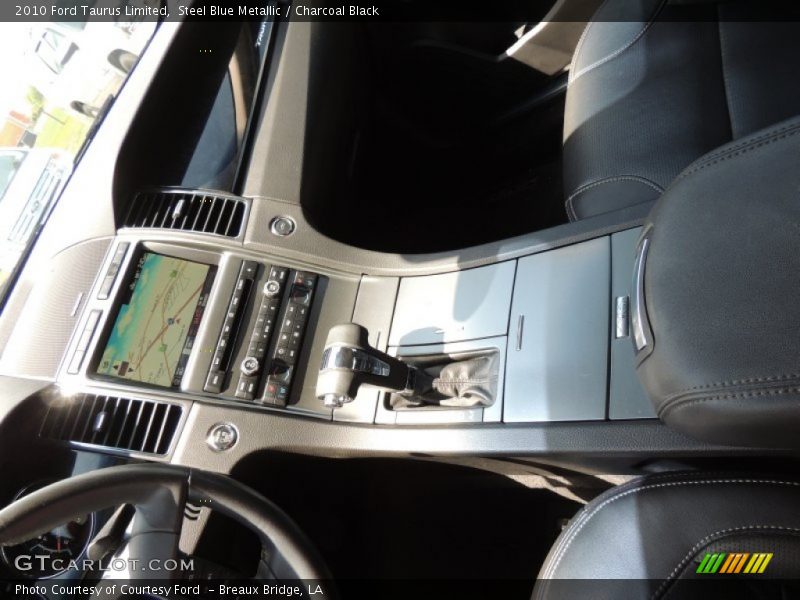 Steel Blue Metallic / Charcoal Black 2010 Ford Taurus Limited