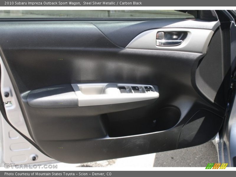 Steel Silver Metallic / Carbon Black 2010 Subaru Impreza Outback Sport Wagon