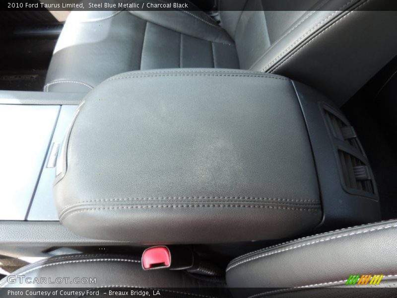 Steel Blue Metallic / Charcoal Black 2010 Ford Taurus Limited