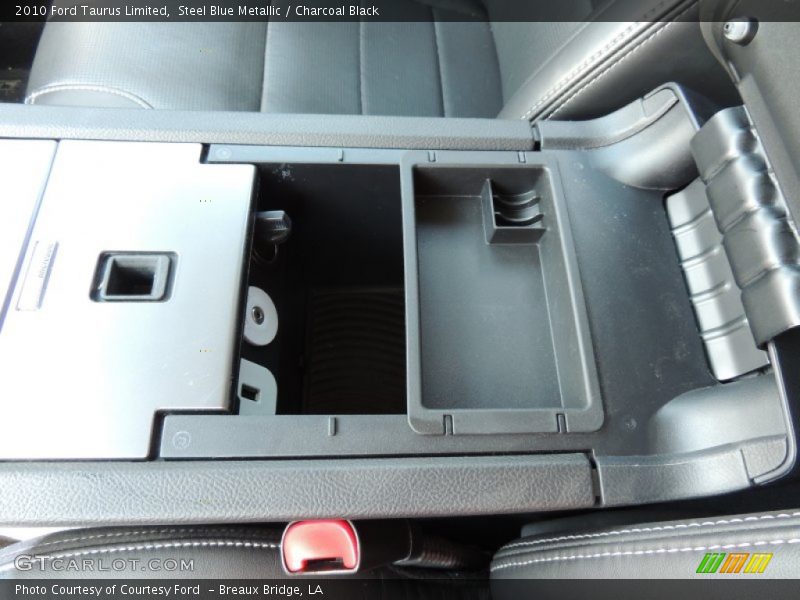 Steel Blue Metallic / Charcoal Black 2010 Ford Taurus Limited