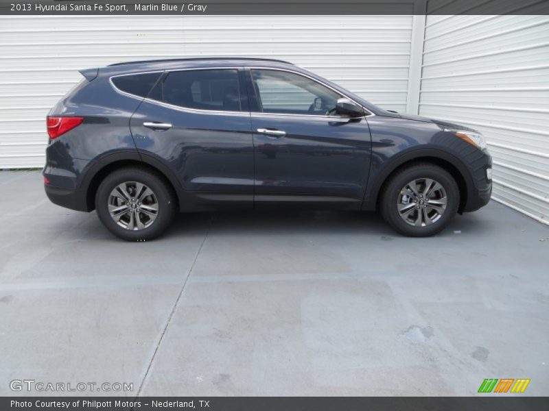 Marlin Blue / Gray 2013 Hyundai Santa Fe Sport