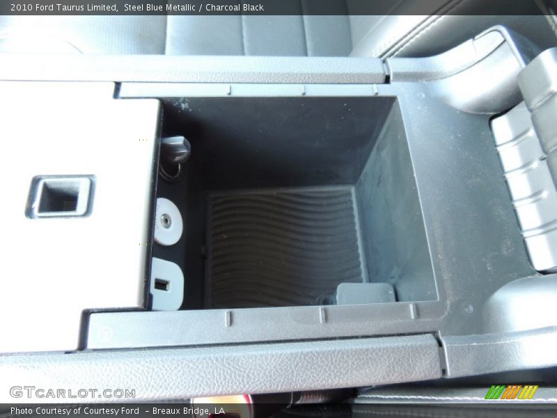 Steel Blue Metallic / Charcoal Black 2010 Ford Taurus Limited