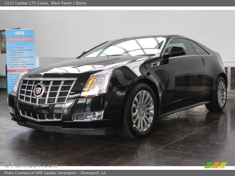 Black Raven / Ebony 2013 Cadillac CTS Coupe