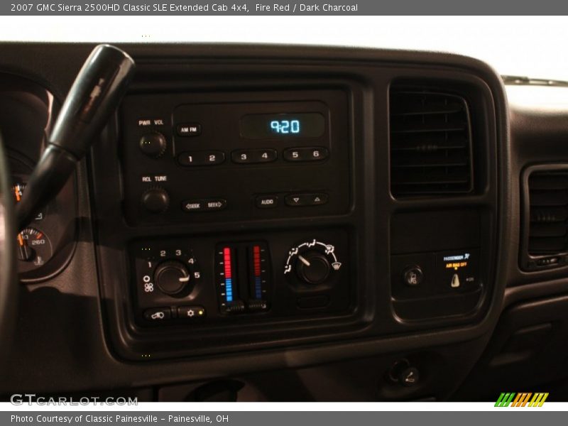 Fire Red / Dark Charcoal 2007 GMC Sierra 2500HD Classic SLE Extended Cab 4x4