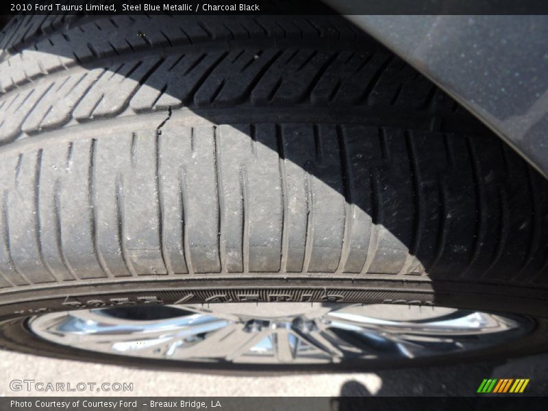 Steel Blue Metallic / Charcoal Black 2010 Ford Taurus Limited