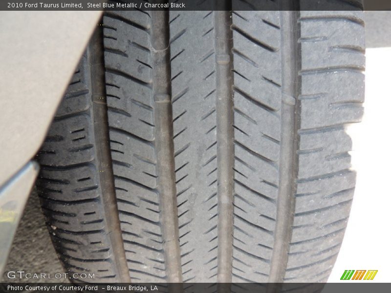 Steel Blue Metallic / Charcoal Black 2010 Ford Taurus Limited