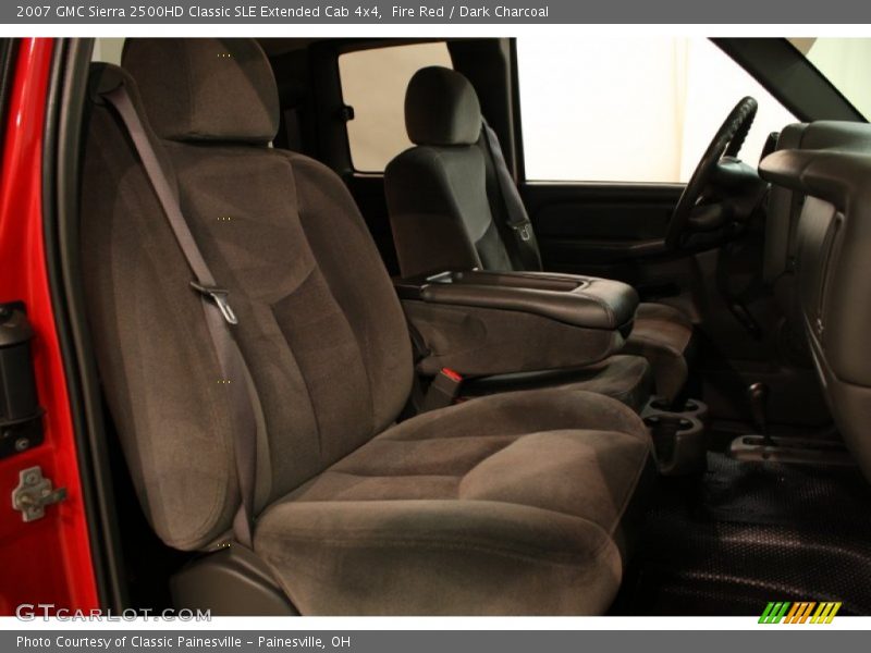 Fire Red / Dark Charcoal 2007 GMC Sierra 2500HD Classic SLE Extended Cab 4x4