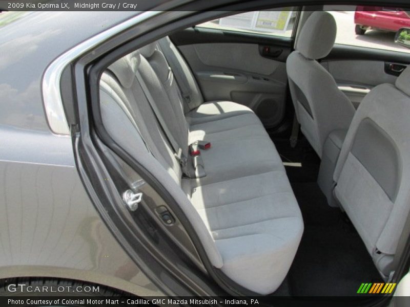Rear Seat of 2009 Optima LX