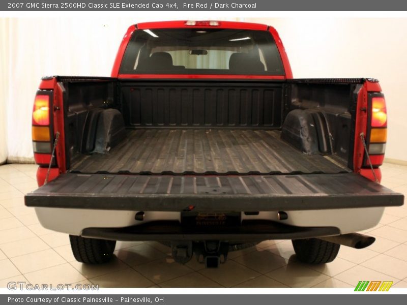 Fire Red / Dark Charcoal 2007 GMC Sierra 2500HD Classic SLE Extended Cab 4x4