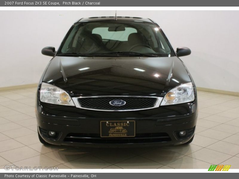 Pitch Black / Charcoal 2007 Ford Focus ZX3 SE Coupe