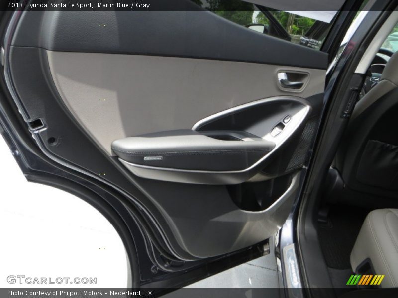 Marlin Blue / Gray 2013 Hyundai Santa Fe Sport