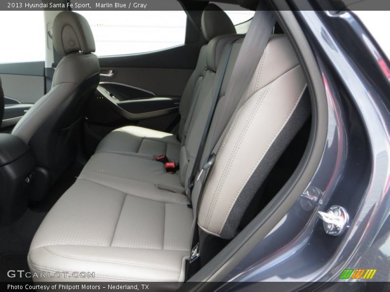Marlin Blue / Gray 2013 Hyundai Santa Fe Sport