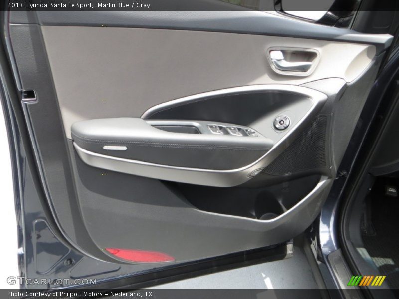 Marlin Blue / Gray 2013 Hyundai Santa Fe Sport