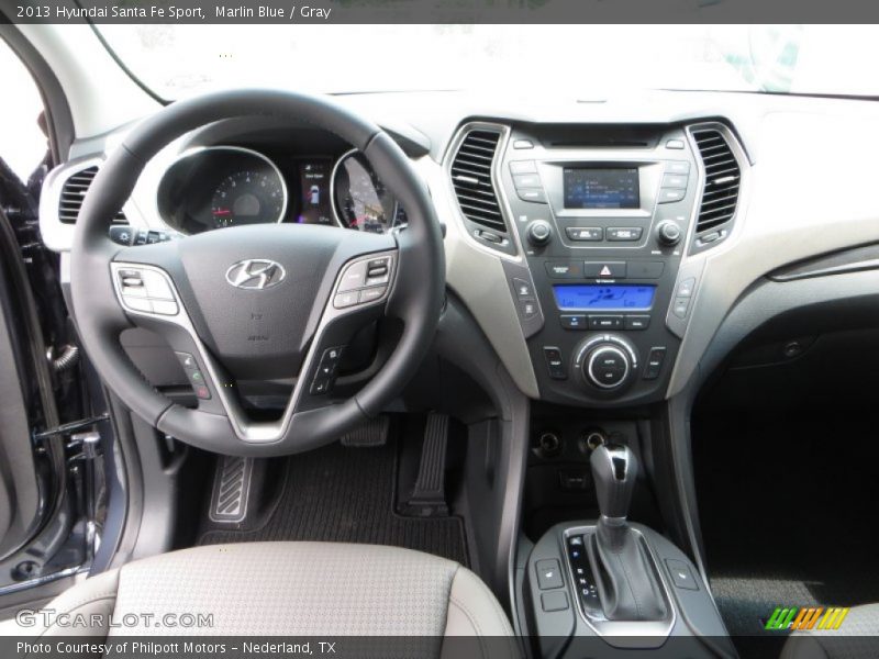 Marlin Blue / Gray 2013 Hyundai Santa Fe Sport