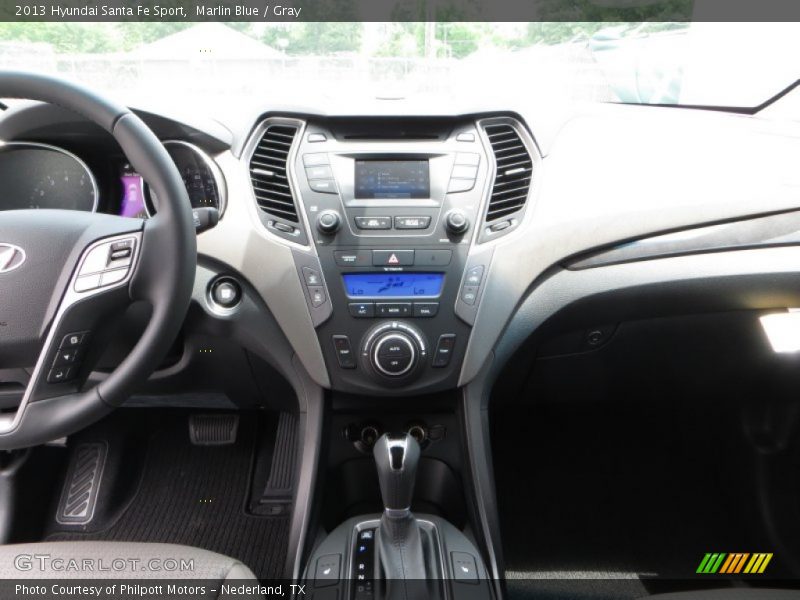 Marlin Blue / Gray 2013 Hyundai Santa Fe Sport