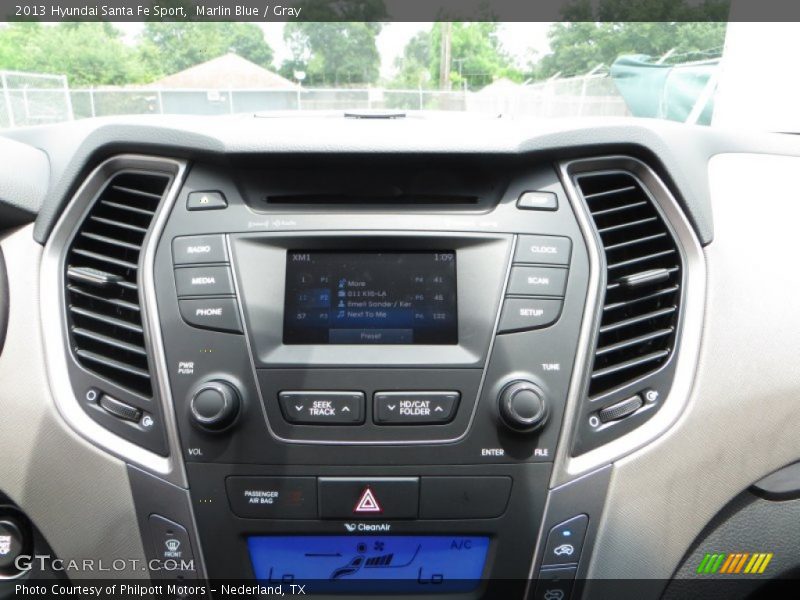 Marlin Blue / Gray 2013 Hyundai Santa Fe Sport