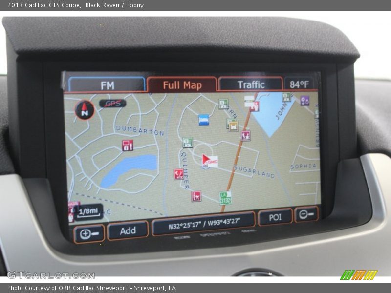 Navigation of 2013 CTS Coupe