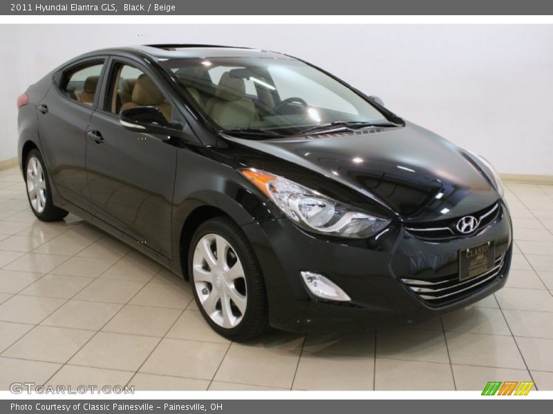 Black / Beige 2011 Hyundai Elantra GLS
