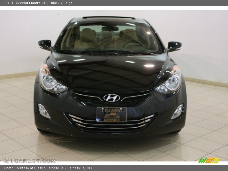Black / Beige 2011 Hyundai Elantra GLS