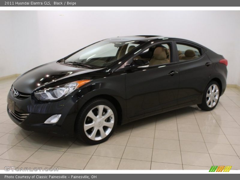 Black / Beige 2011 Hyundai Elantra GLS