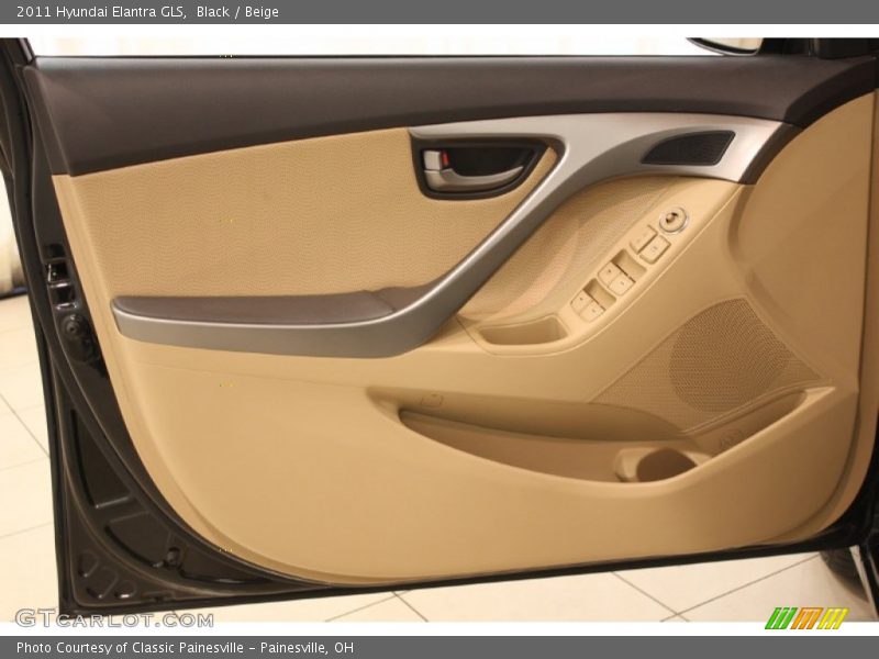 Black / Beige 2011 Hyundai Elantra GLS