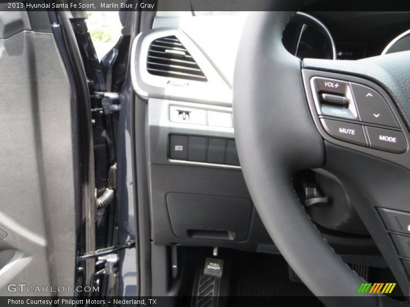 Marlin Blue / Gray 2013 Hyundai Santa Fe Sport