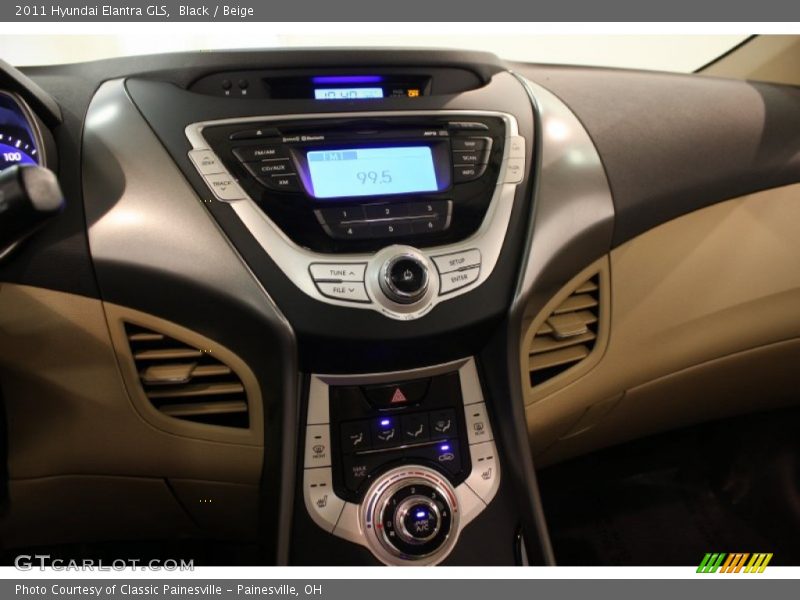 Black / Beige 2011 Hyundai Elantra GLS