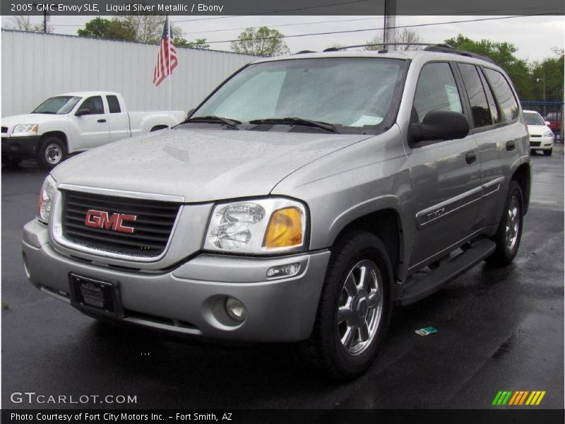 Liquid Silver Metallic / Ebony 2005 GMC Envoy SLE