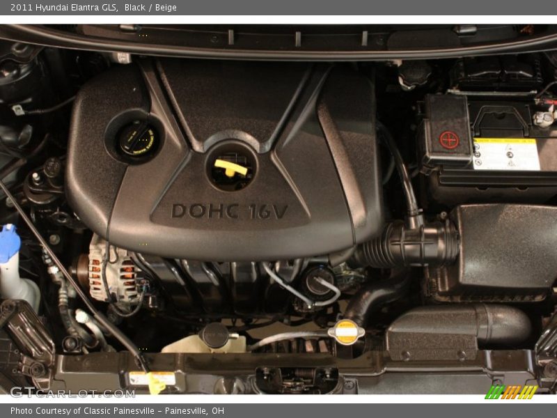 Black / Beige 2011 Hyundai Elantra GLS