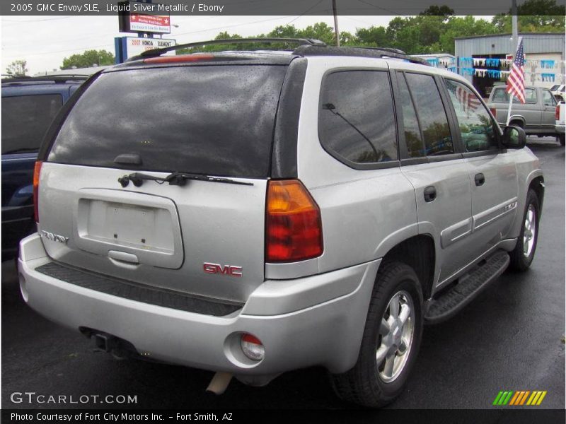 Liquid Silver Metallic / Ebony 2005 GMC Envoy SLE