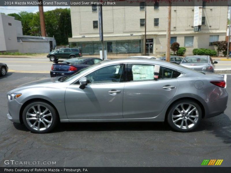 Liquid Siver Metallic / Black 2014 Mazda MAZDA6 Grand Touring