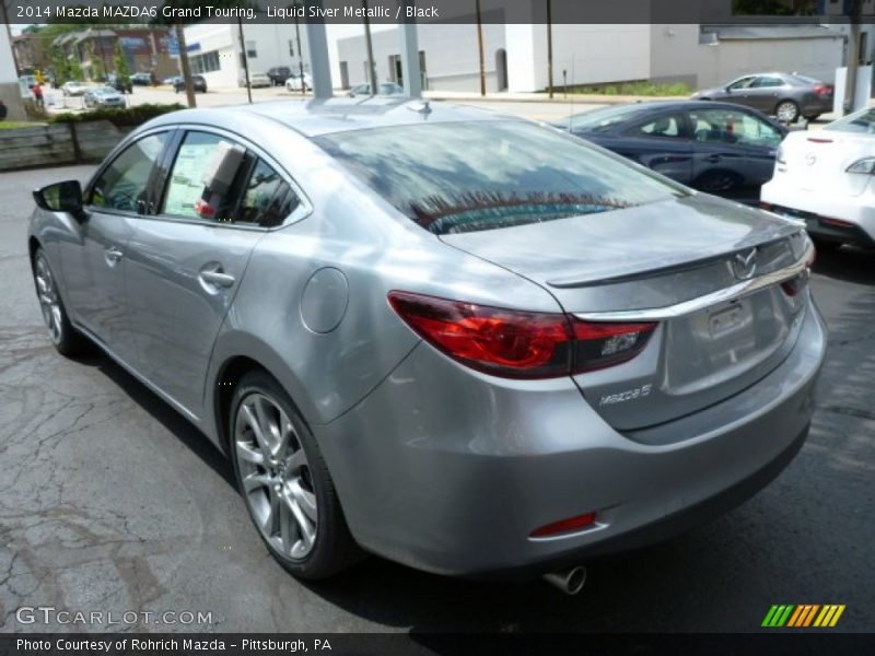 Liquid Siver Metallic / Black 2014 Mazda MAZDA6 Grand Touring