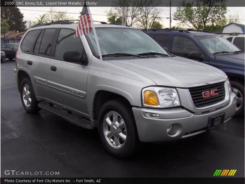 Liquid Silver Metallic / Ebony 2005 GMC Envoy SLE