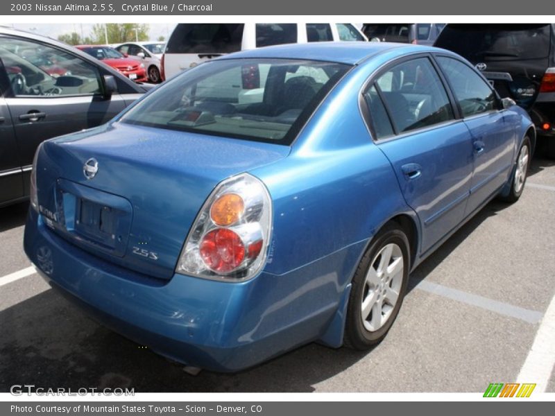 Crystal Blue / Charcoal 2003 Nissan Altima 2.5 S