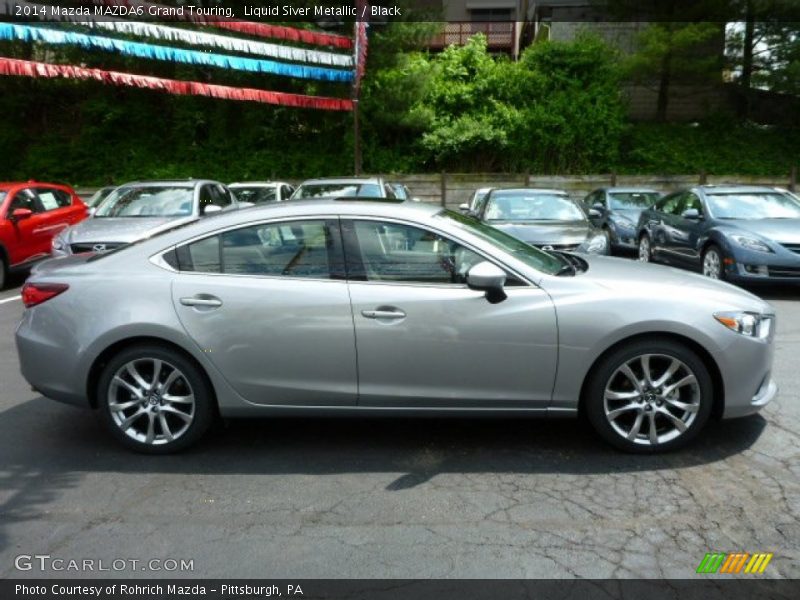 Liquid Siver Metallic / Black 2014 Mazda MAZDA6 Grand Touring